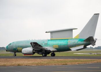 Primer vuelo del Wedgetail de la RAF