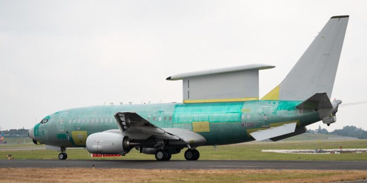 Primer vuelo del Wedgetail de la RAF