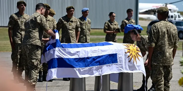 Arriban a Uruguay los restos del militar fallecido en una Misión de Paz en el Congo