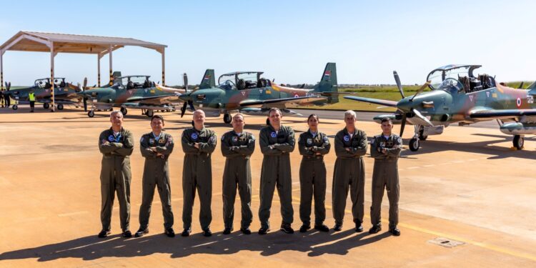 Embraer entrega cuatro aviones A-29 Super Tucano a la Fuerza Aérea de Paraguay