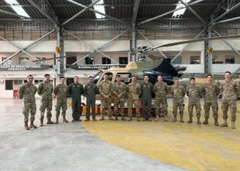 Ejercito de Chile se capacita con la Guardia Nacional de Texas para combatir incendios nocturnos