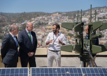 Indra desplegó en Chile su sistema C-UAS CROW durante el cambio de mando presidencial