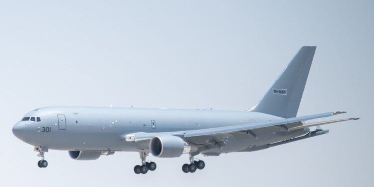Israel recibe su primer KC-46A “Gideon”, nuevo avión cisterna para su Fuerza Aérea